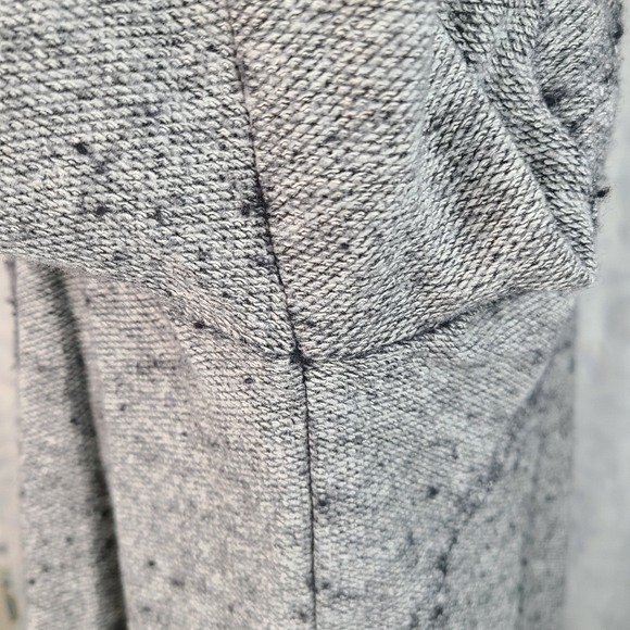 Kuhl Nova Wrap Cardigan Sweater Small grey viscose/wool blend open front pockets - Picture 8 of 15